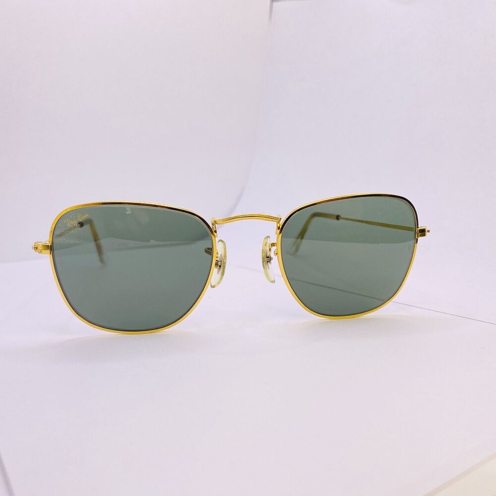 Vintage B & L Ray-Ban Sunglasses Arista Gold 48 MM USA W1343 XPAS RARE